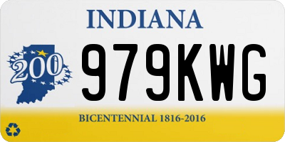 IN license plate 979KWG