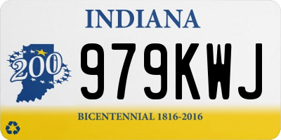 IN license plate 979KWJ