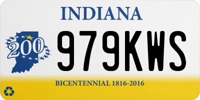 IN license plate 979KWS