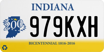 IN license plate 979KXH