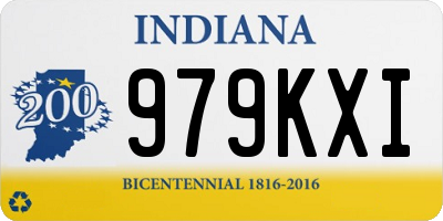 IN license plate 979KXI