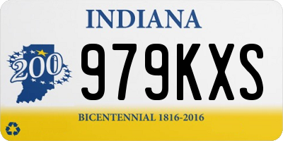 IN license plate 979KXS