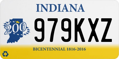IN license plate 979KXZ