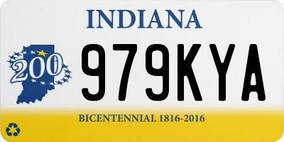 IN license plate 979KYA