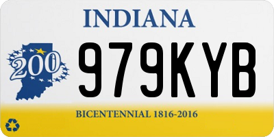 IN license plate 979KYB