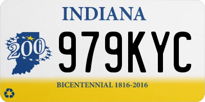 IN license plate 979KYC
