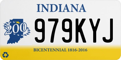 IN license plate 979KYJ