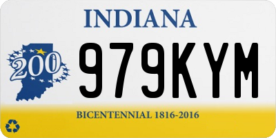 IN license plate 979KYM