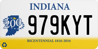IN license plate 979KYT