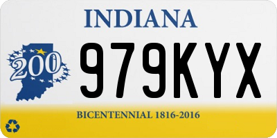 IN license plate 979KYX