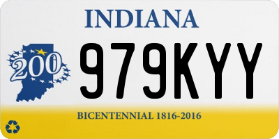 IN license plate 979KYY