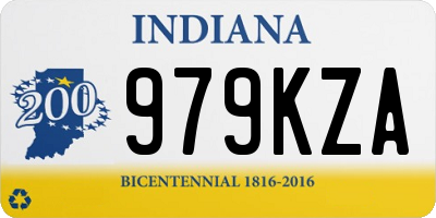 IN license plate 979KZA