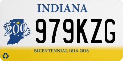 IN license plate 979KZG