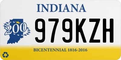 IN license plate 979KZH