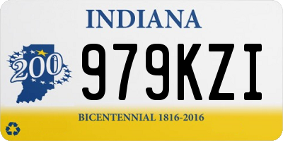 IN license plate 979KZI
