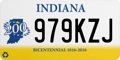 IN license plate 979KZJ