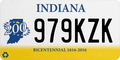 IN license plate 979KZK