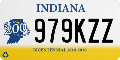 IN license plate 979KZZ