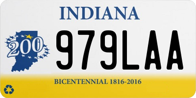 IN license plate 979LAA
