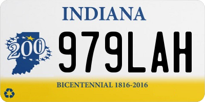 IN license plate 979LAH
