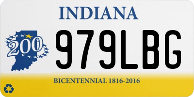 IN license plate 979LBG