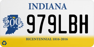 IN license plate 979LBH