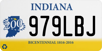 IN license plate 979LBJ