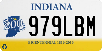 IN license plate 979LBM