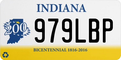 IN license plate 979LBP