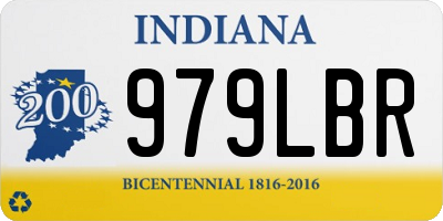 IN license plate 979LBR