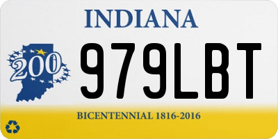 IN license plate 979LBT