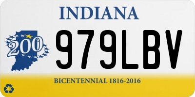 IN license plate 979LBV