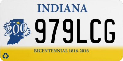 IN license plate 979LCG