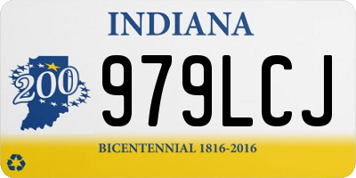 IN license plate 979LCJ