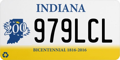 IN license plate 979LCL