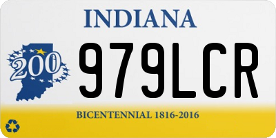 IN license plate 979LCR