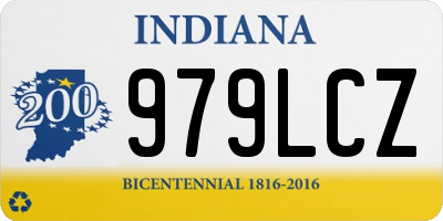 IN license plate 979LCZ