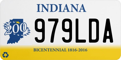 IN license plate 979LDA