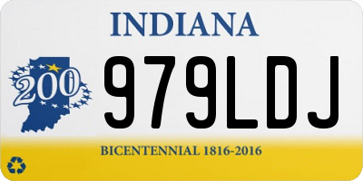 IN license plate 979LDJ
