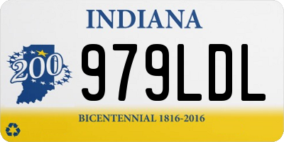IN license plate 979LDL