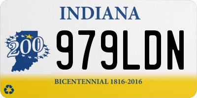 IN license plate 979LDN
