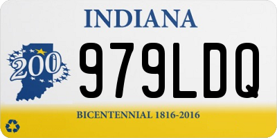 IN license plate 979LDQ