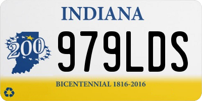IN license plate 979LDS