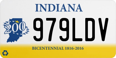 IN license plate 979LDV