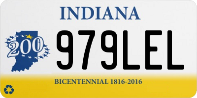 IN license plate 979LEL