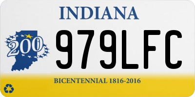 IN license plate 979LFC