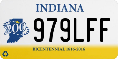 IN license plate 979LFF