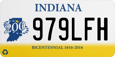 IN license plate 979LFH