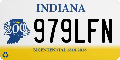 IN license plate 979LFN