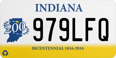 IN license plate 979LFQ